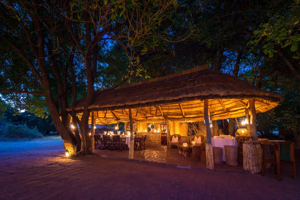 Outdoor seating area