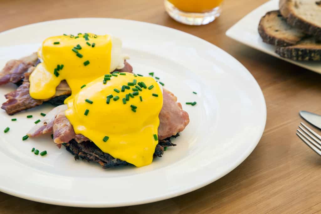 Served with Homemade Latke & Hollandaise