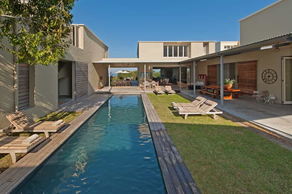 Pool Loungers around pool