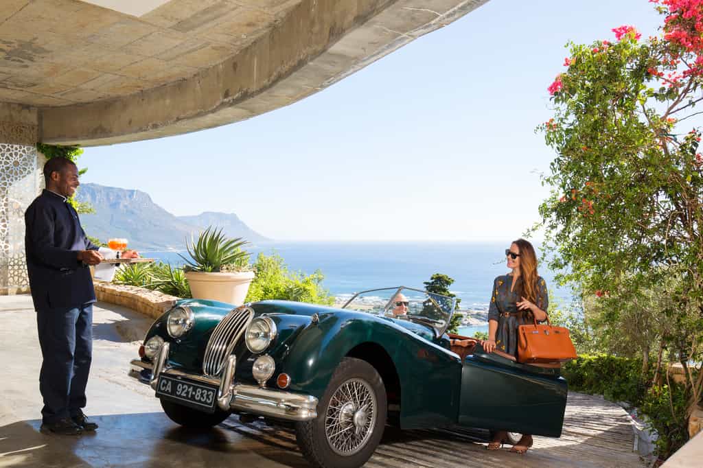 Take a Drive with Hugo in Our Vintage Jaguar