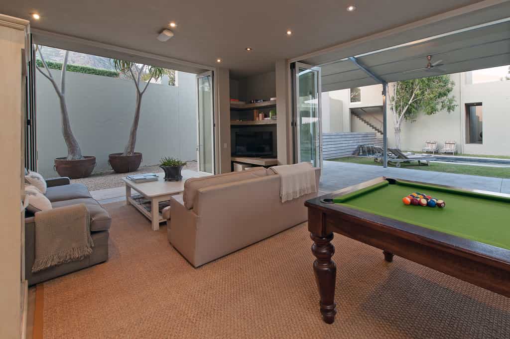 Also with mini library & DVD player