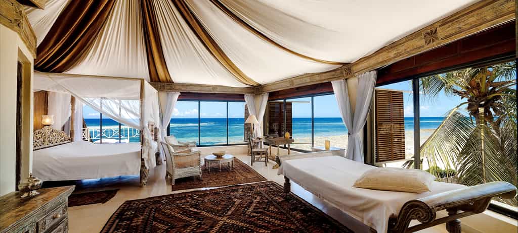 The top room in the Cliff Villa rated as one of the most romantic in Africa