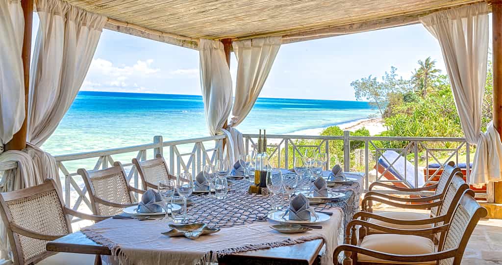 Private dining right on the Ocean