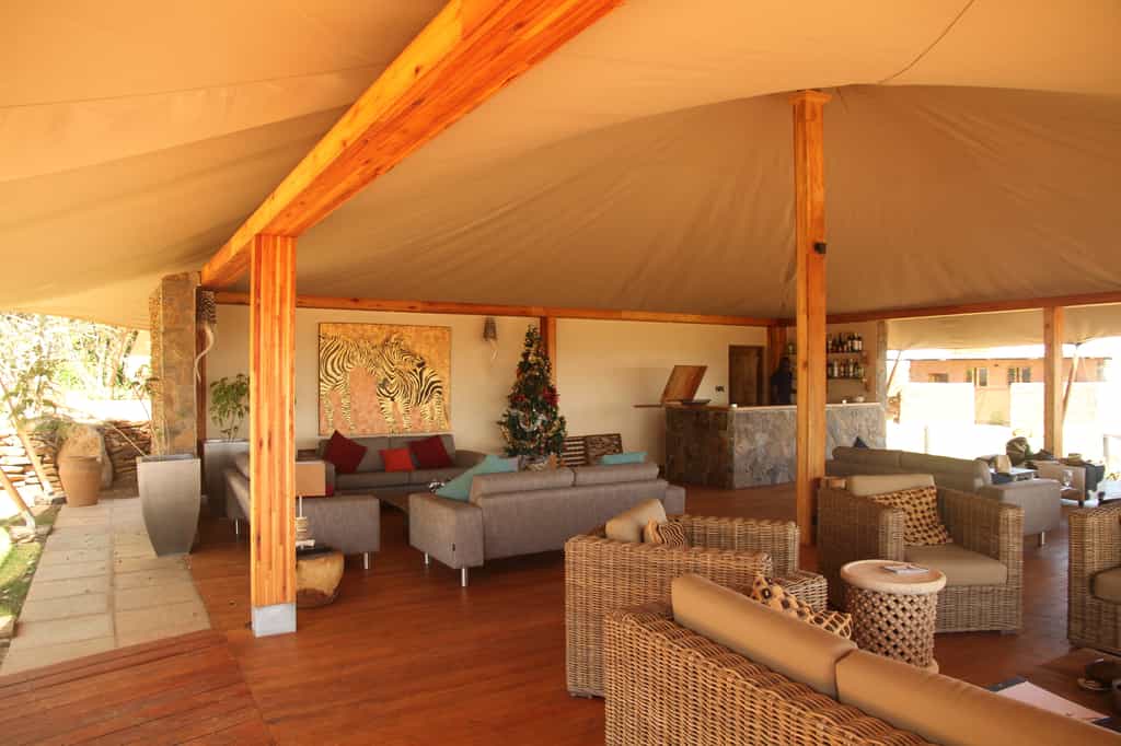 Spacious and comfortable bar and lounge area