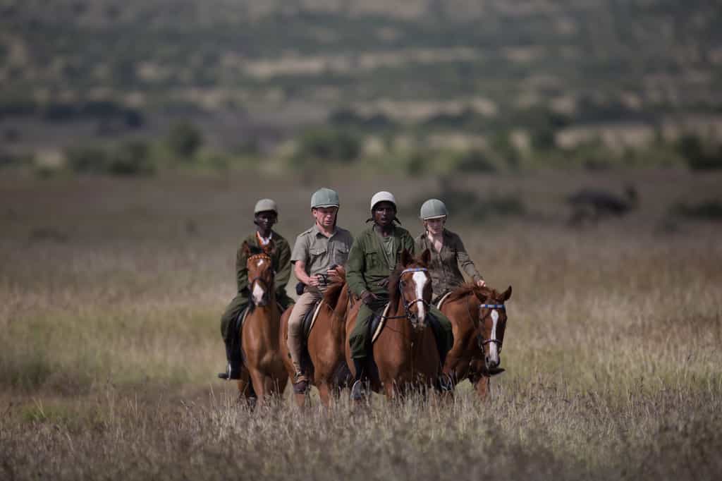 Horse-riding across Loisaba