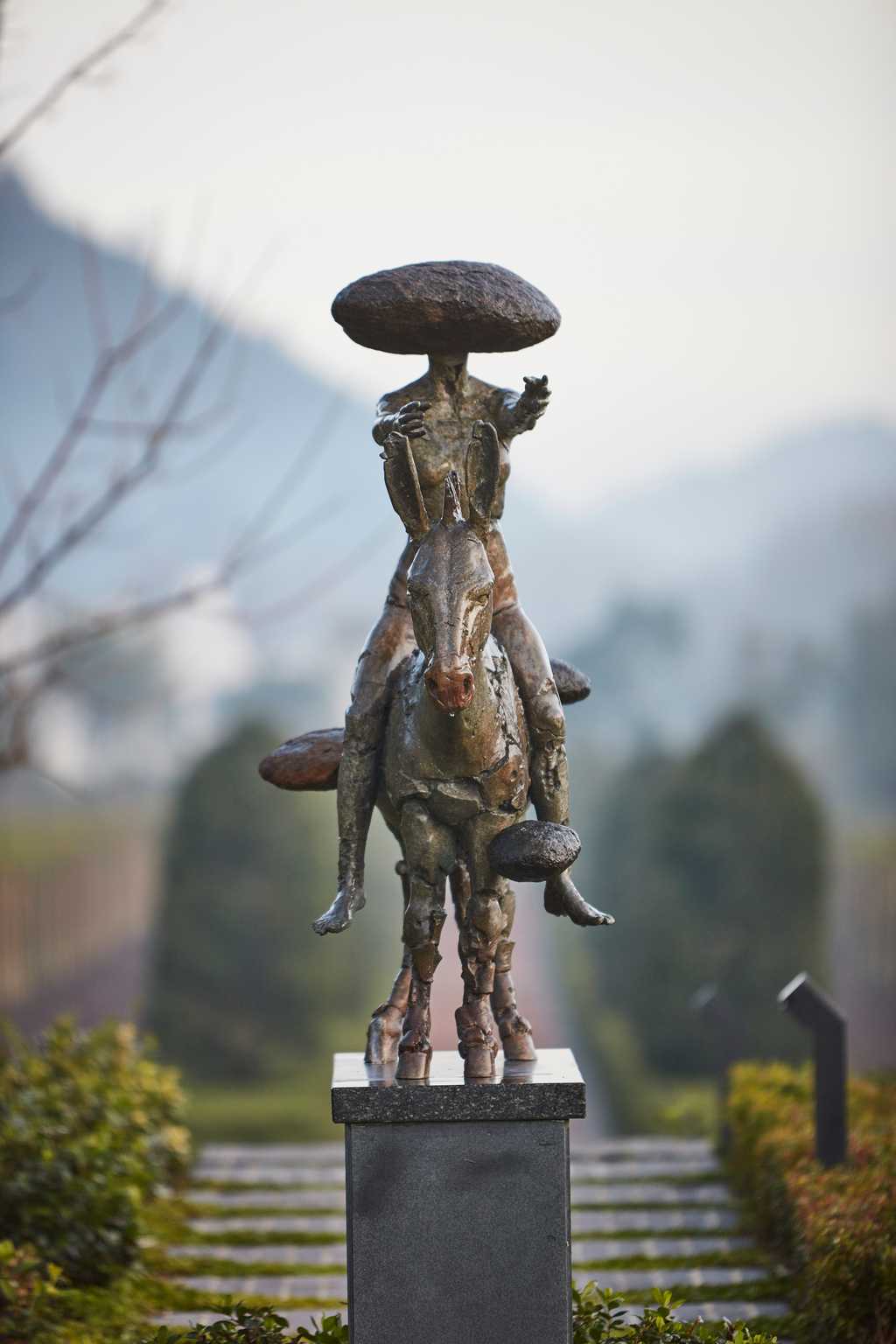 Lady on a Donkey - Angus Taylor