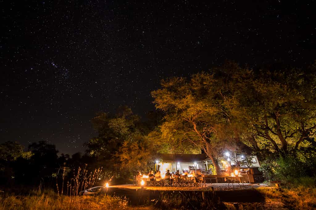 Starlit supper at Motswiri