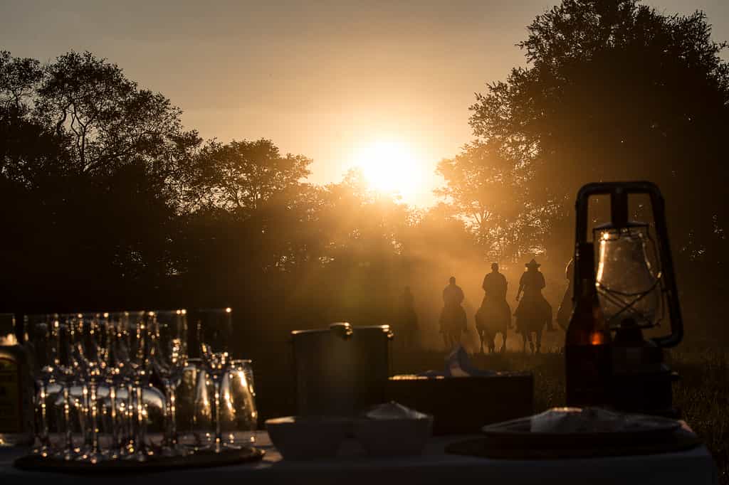 Horse riding safaris and sundowners