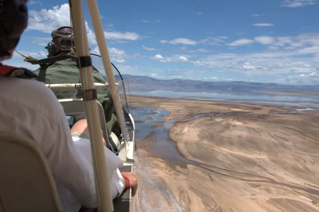 Flying safaris through this fantastic pre-historic landscape are Desert Rose's speciality
