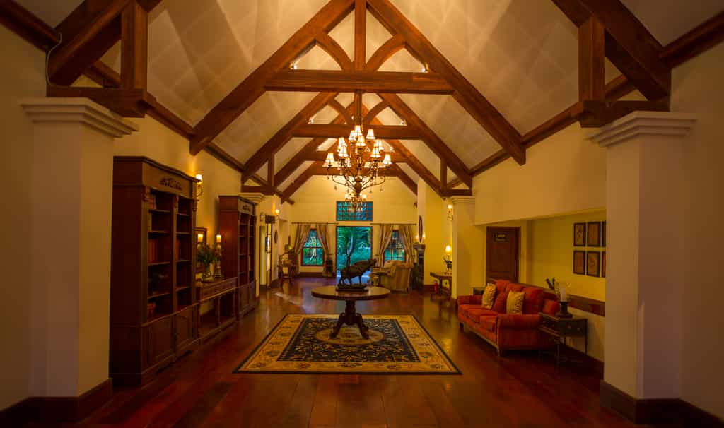 Inside the old-world opulence of the main Manor House