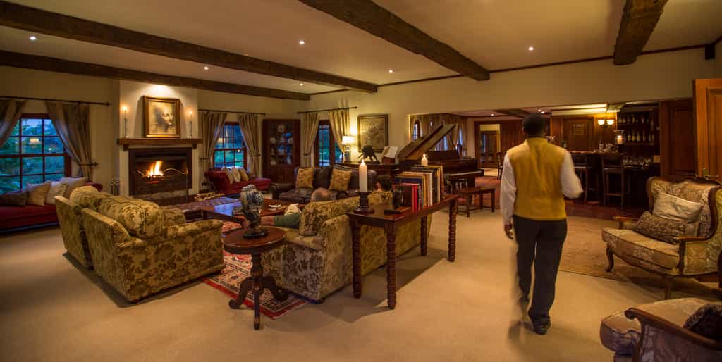 Cigars and brandy in the lounge of the Manor House