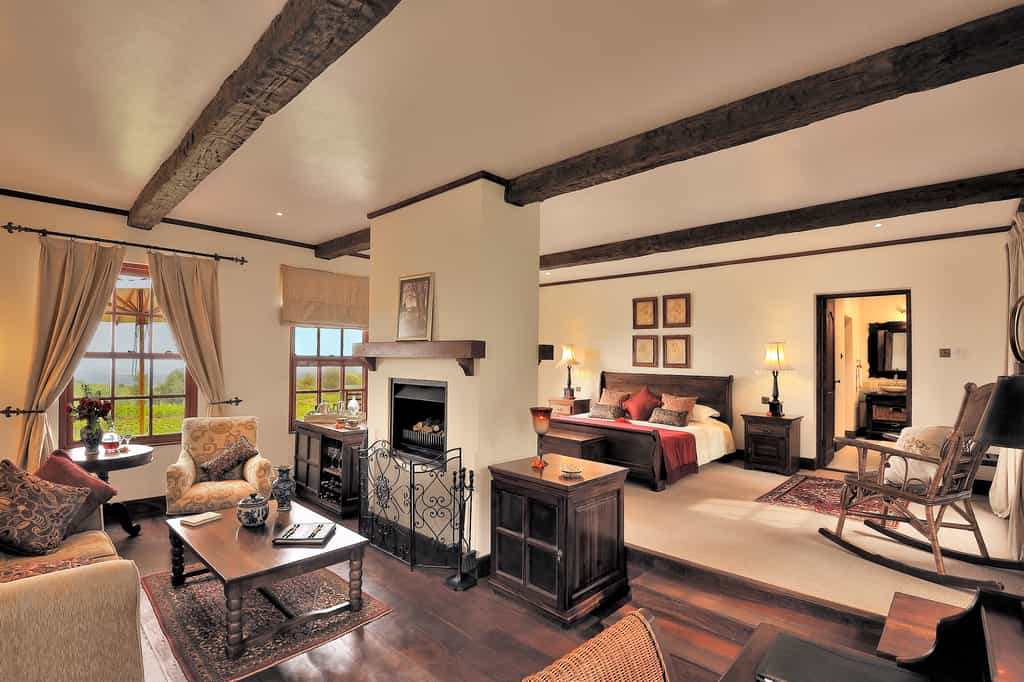 A cottage suite designed with comfort and elegance in mind