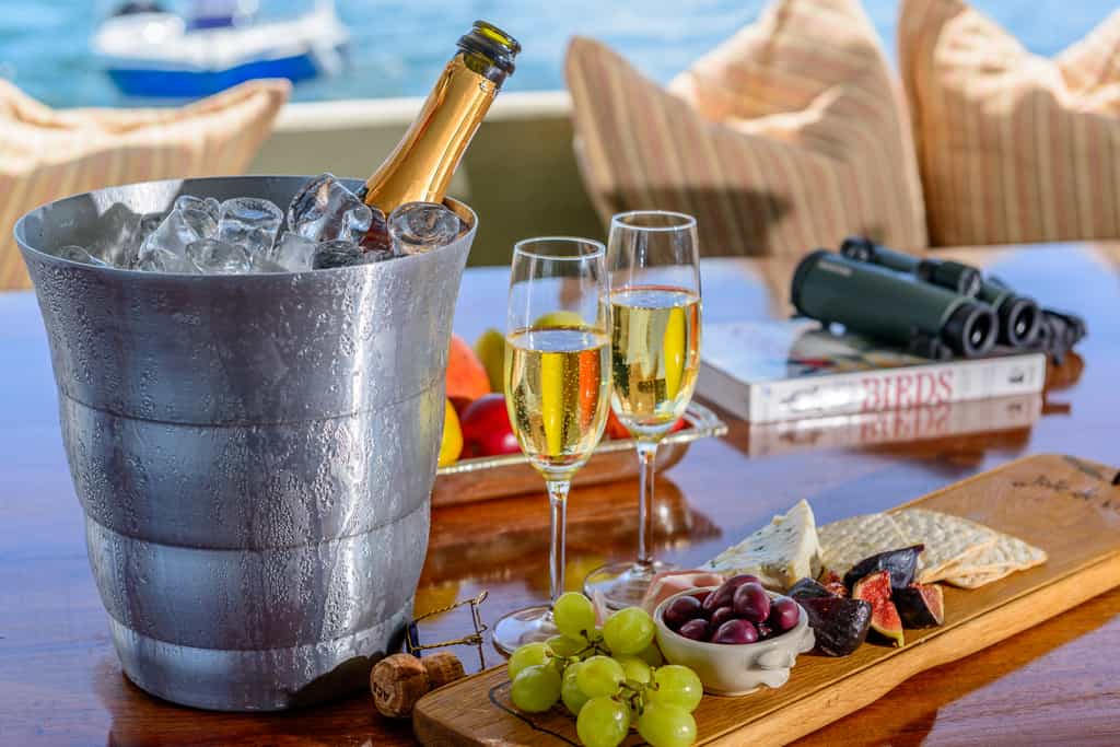 A light snack during a lazy afternoon, cruising to your next destination.