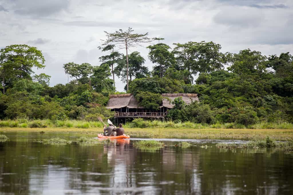 Kayaking near Lango