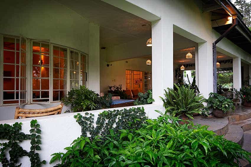 Colonial Style building with large Patio area