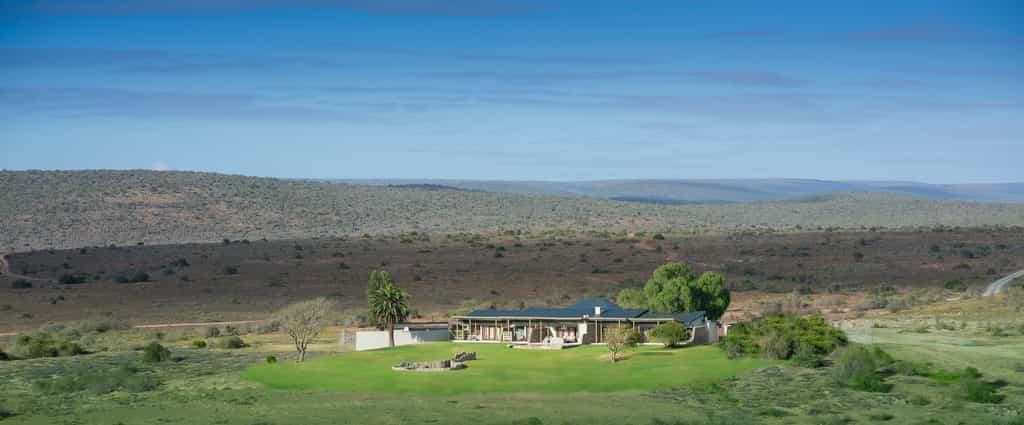 An ideal safari home with a large fenced lawn for little legs to run and play