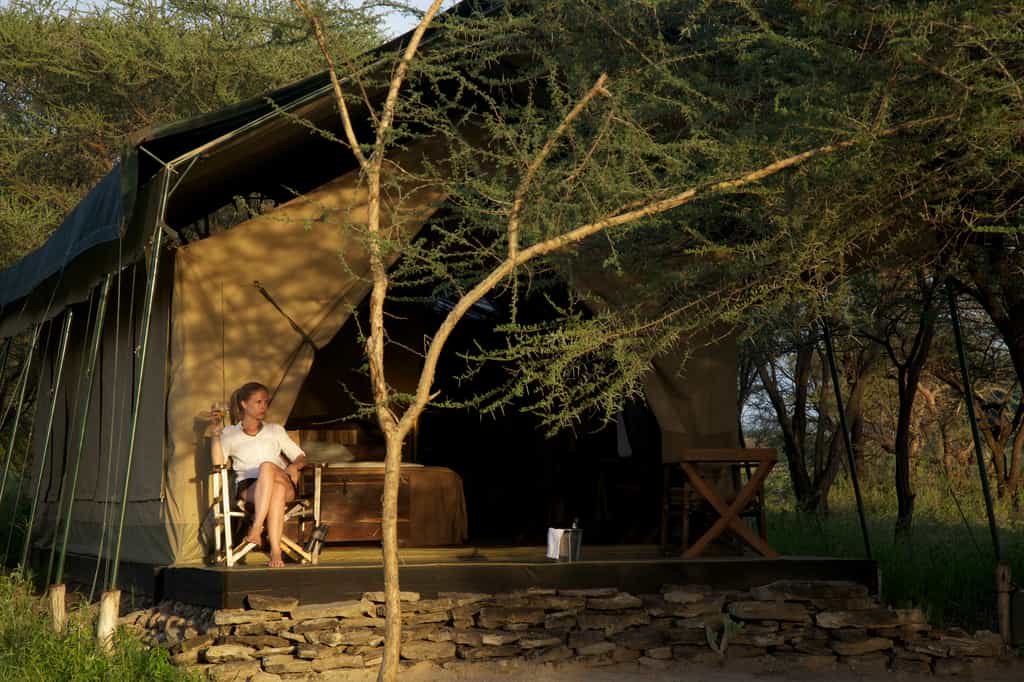 One of 6 Guest Tents - either double, twin or triple configuration available 