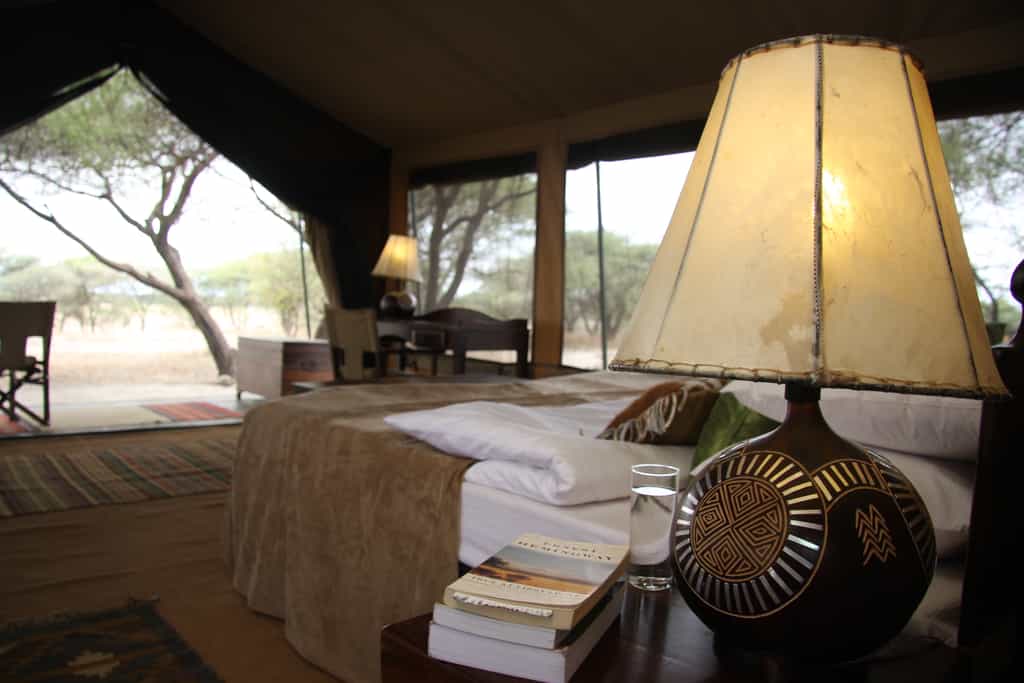 All the tents are well spaced out and airy