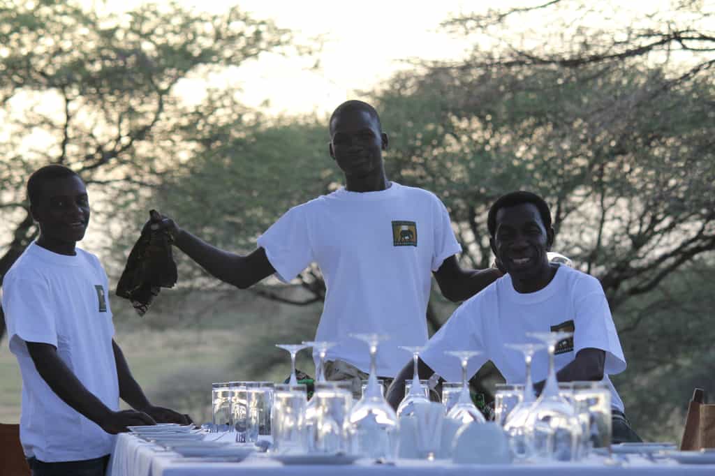 Working hard to please guests at the Conservancy