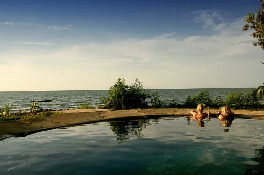 Swimming Pool at Mfangano Island Camp