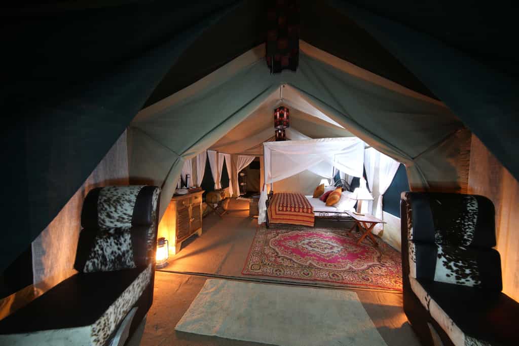 With privacy at the far end of the camp, the honeymooners retreat gives and incredible wild and wonderful experience for newlyweds