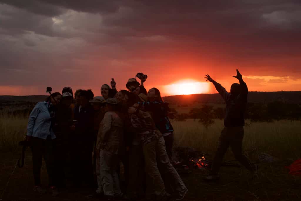 A fireside Gin & Tonic while watching the sun goes down is never amiss.