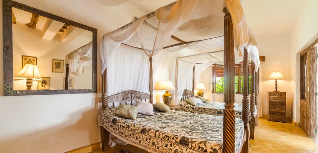 Twin bedroom on the ground floor 