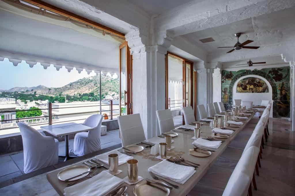 New tables introduced outside restaurant with village view