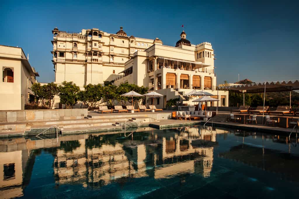 Palace facade at Sunset