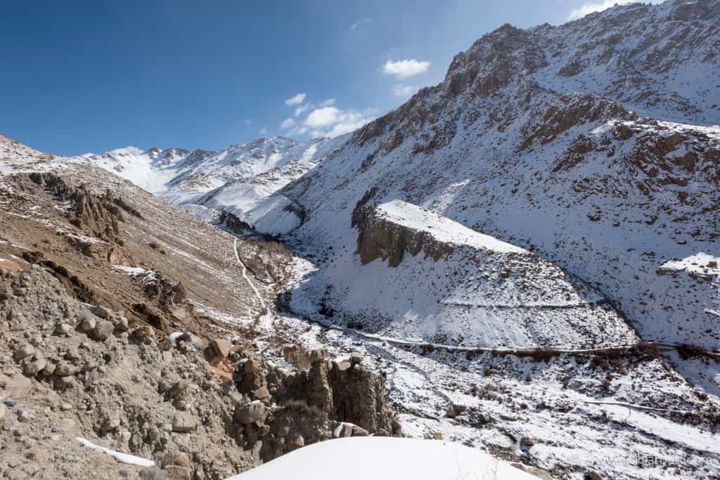 View of the landscape at the lodge in Jan