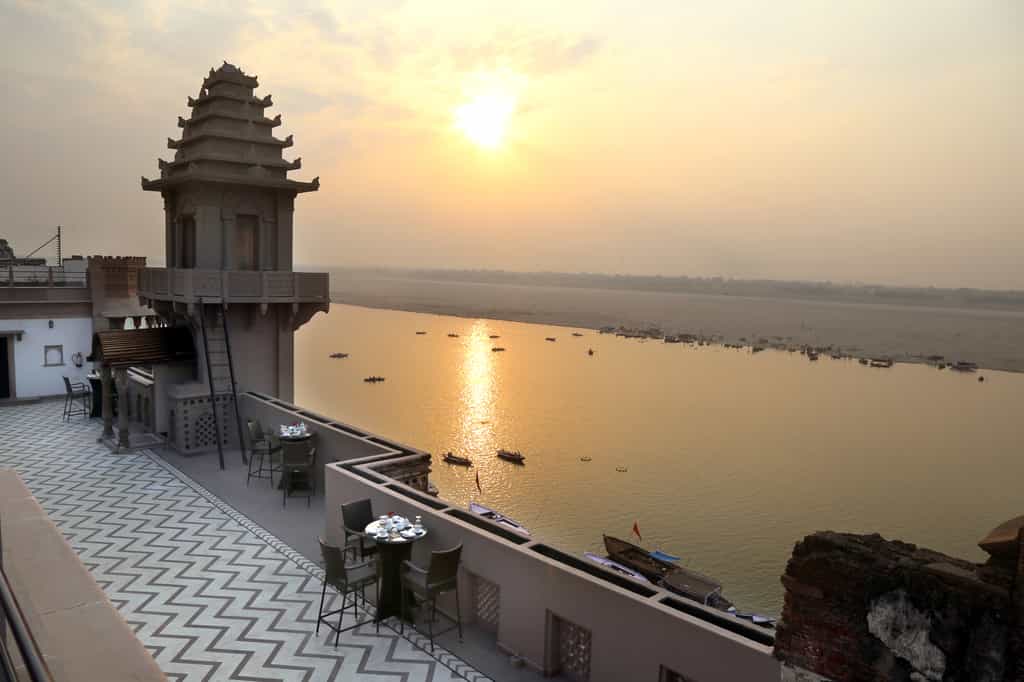 Sunrise view from Udayan Terrace