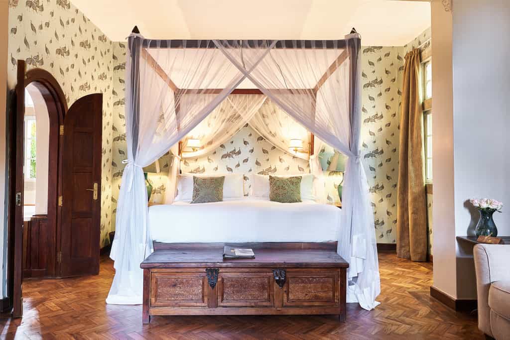 Edd's room is located in the garden manor