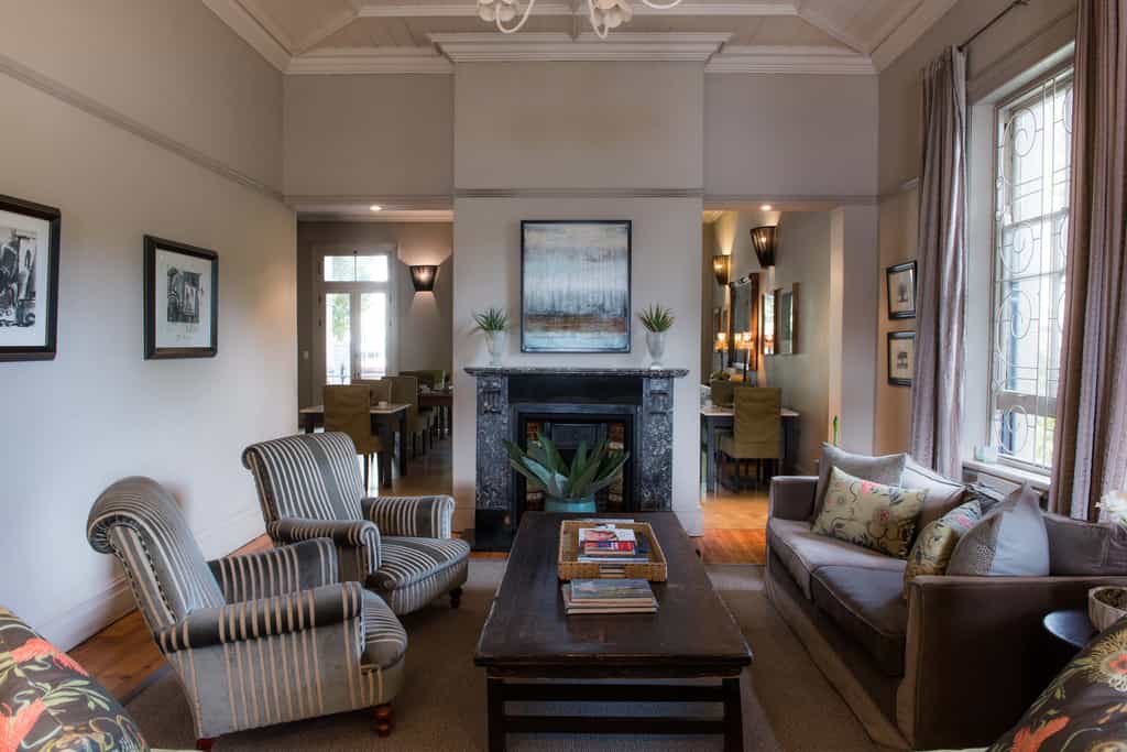 Enjoy winter nights in our lounge area with an added fire-place. 