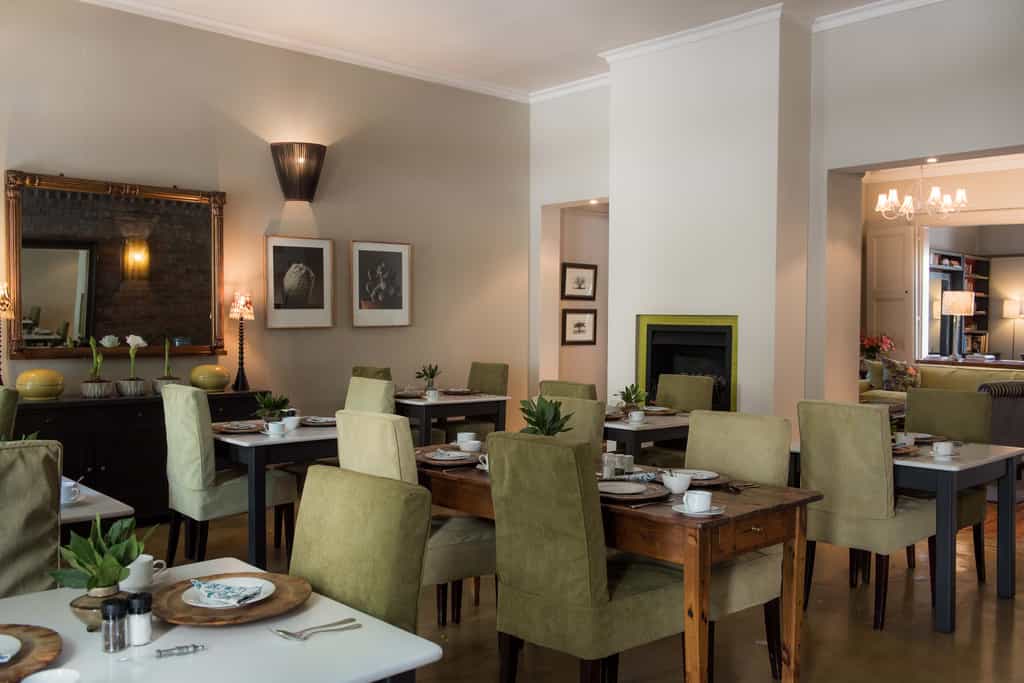 Breakfast room at Welgelegen. 