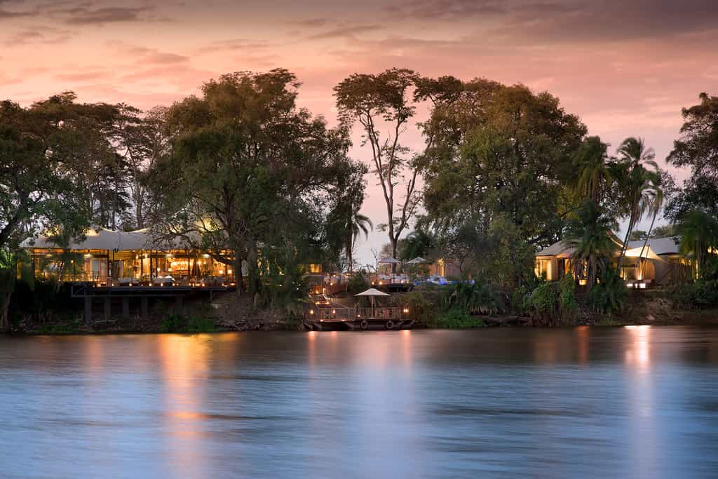 Thorntree River Lodge from the Zambezi