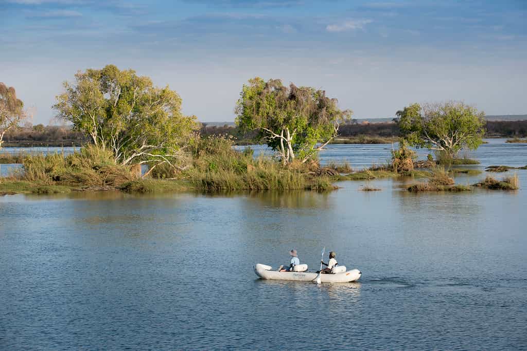 Canoe on the Zambezi