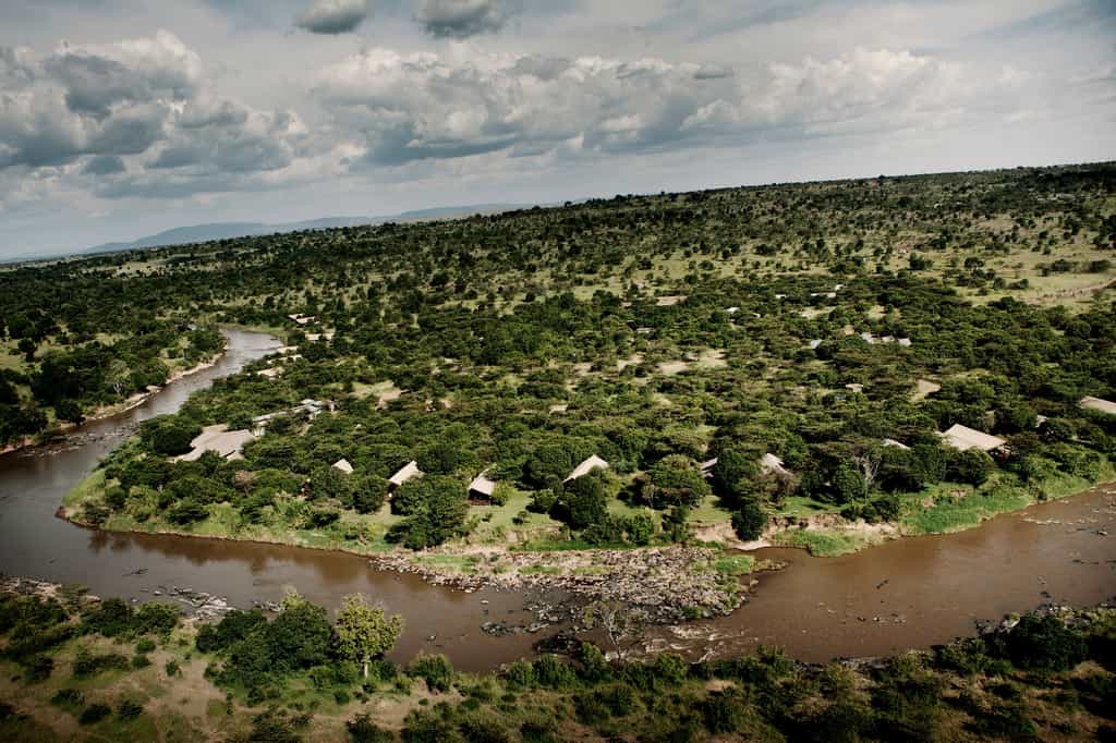 All tents are built with undisturbed view along the Mara River