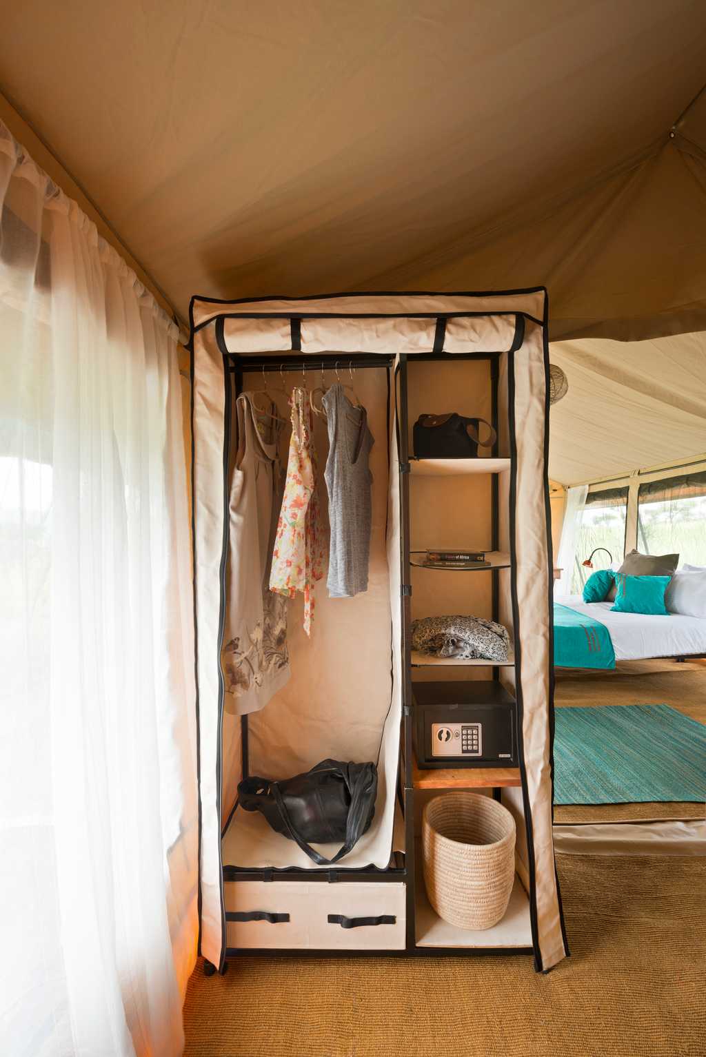 Double wardrobes in each bedroom