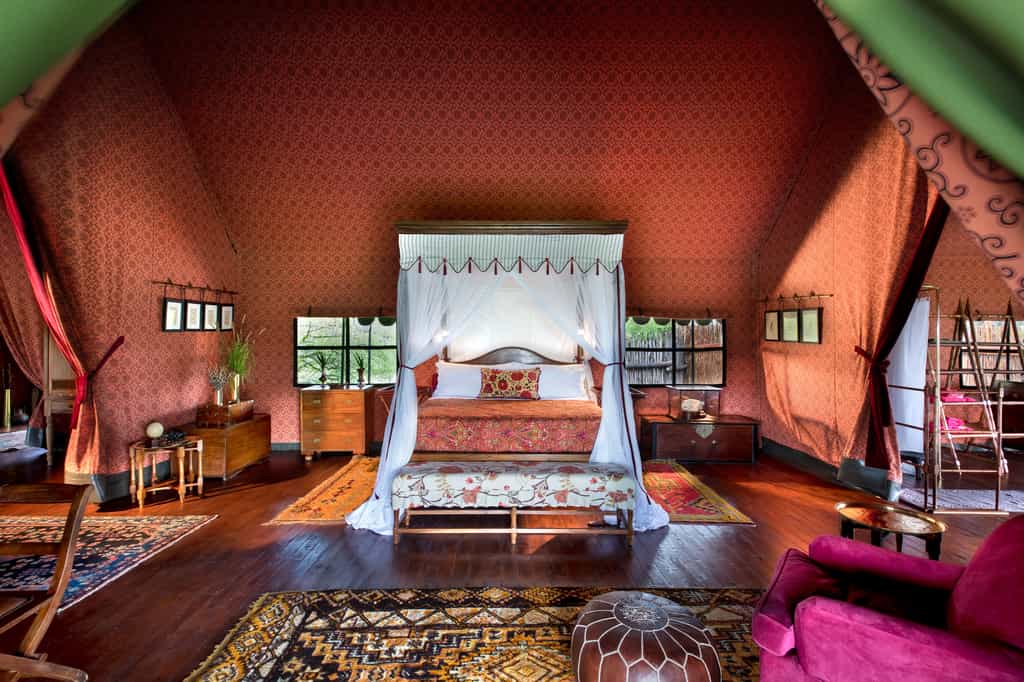 Double Tent Interior 