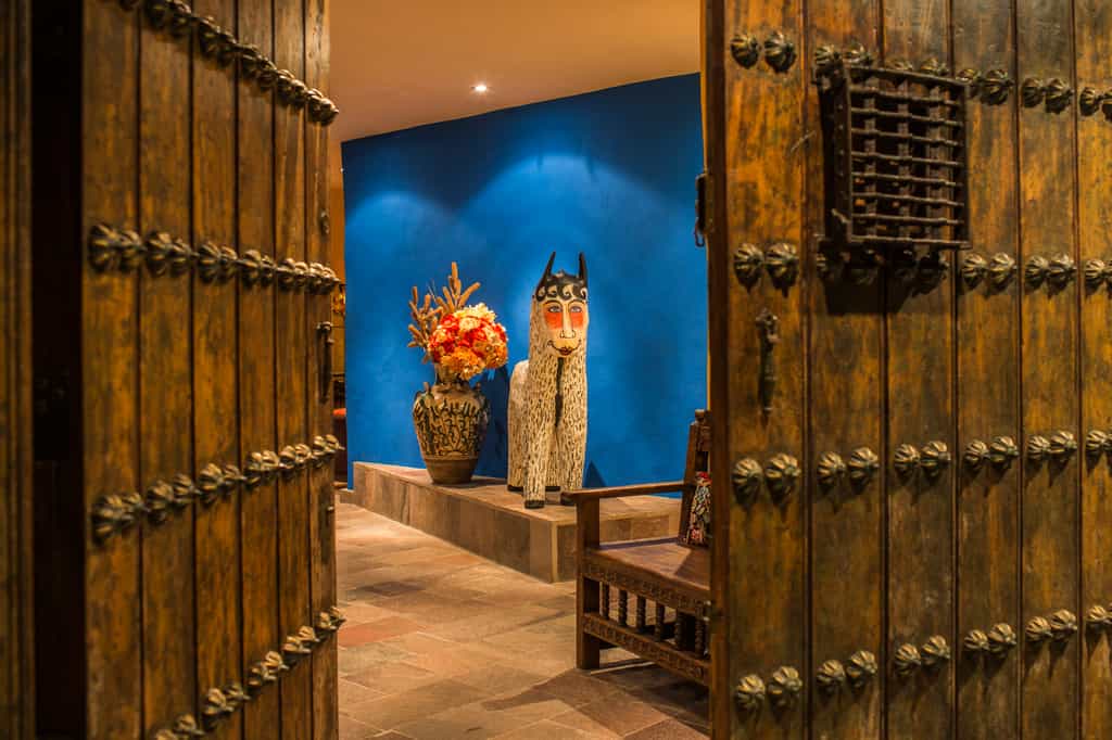 The entrance to Wayra restaurant