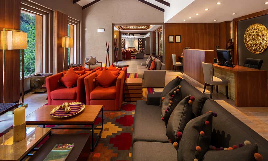 Lobby of Sumaq Machu Picchu Hotel 