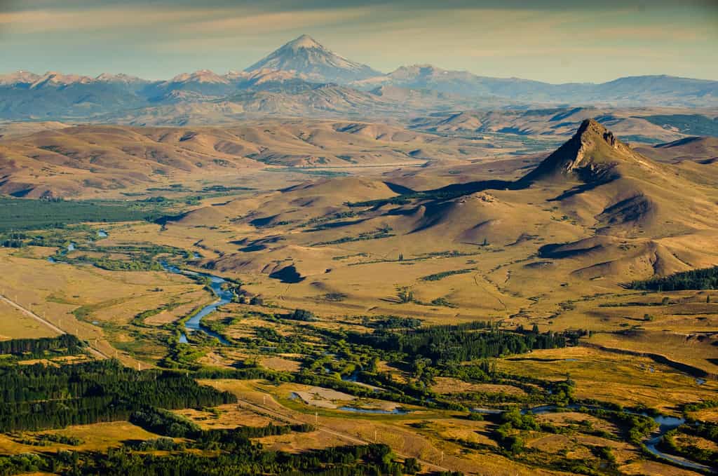 Tipiliuke´s landscape with Chimehuín river
