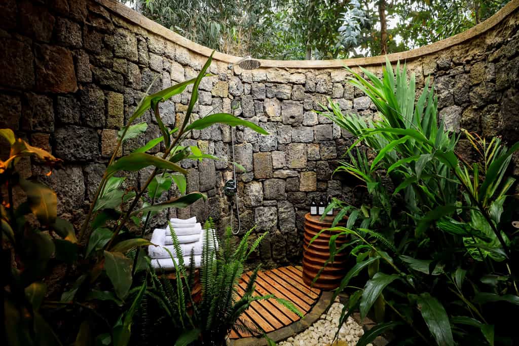Luxury Suite outside shower