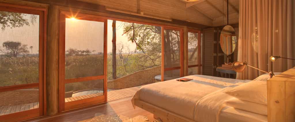 African-inspired cottages with ensuite bathrooms