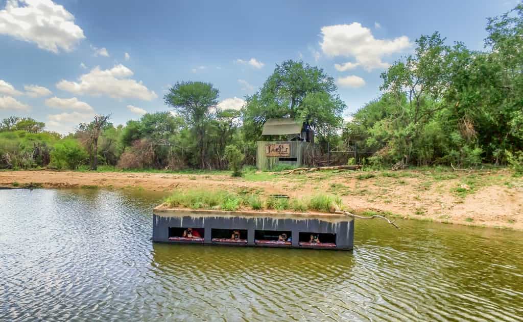 A hide to enjoy the wildlife. 