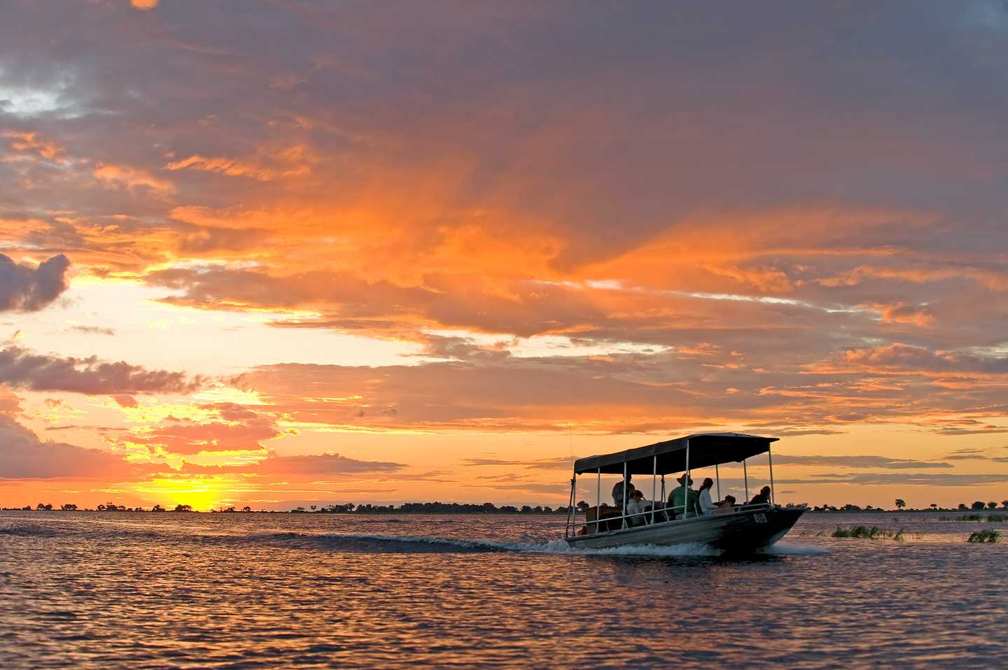 Green season, boat safari, Tanzania