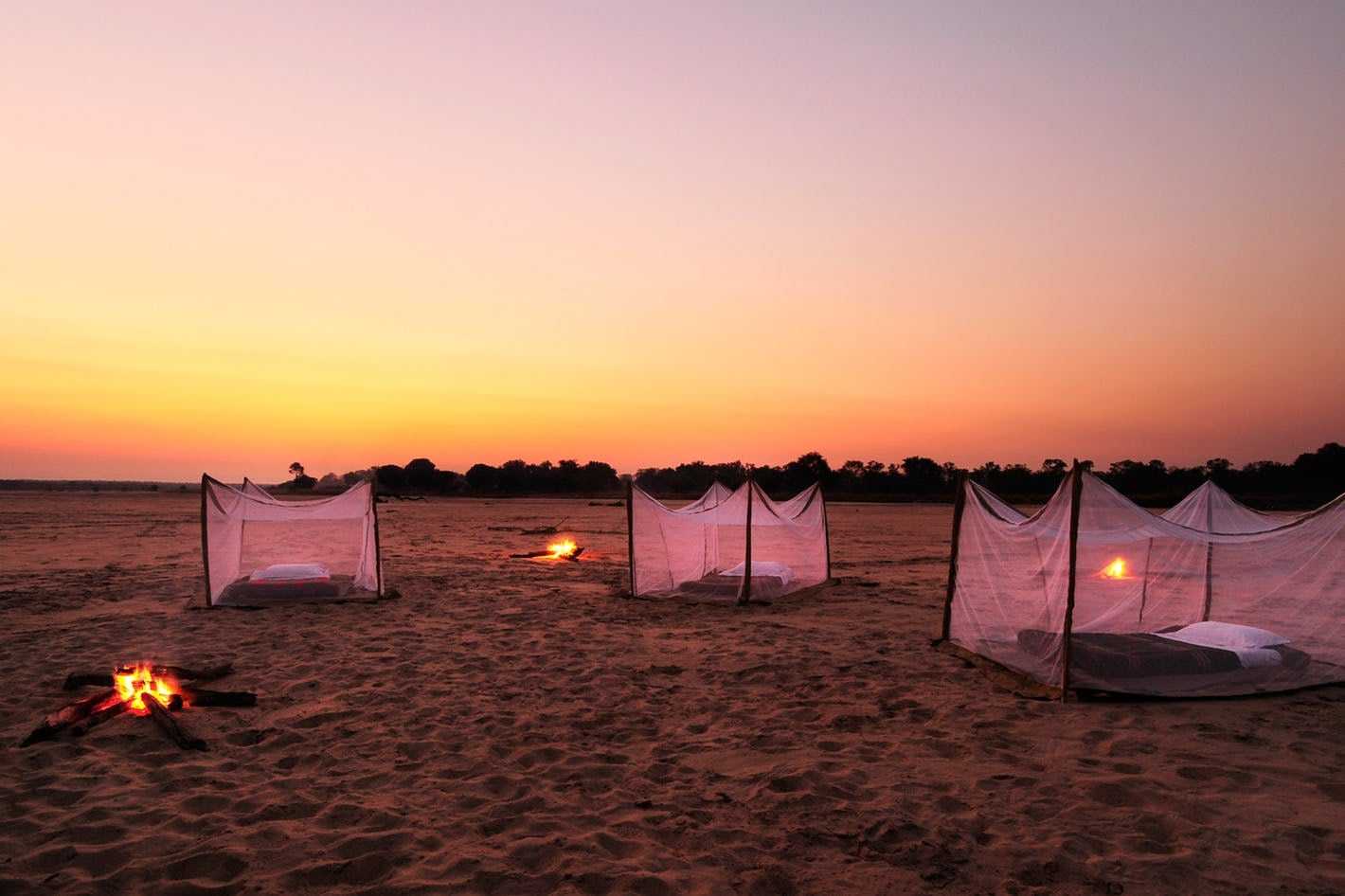 Types of accommodation - fly camping