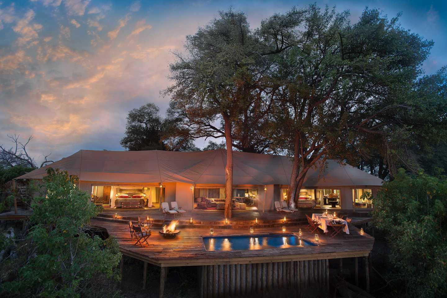 safari dhaw botswana top private safari lodge