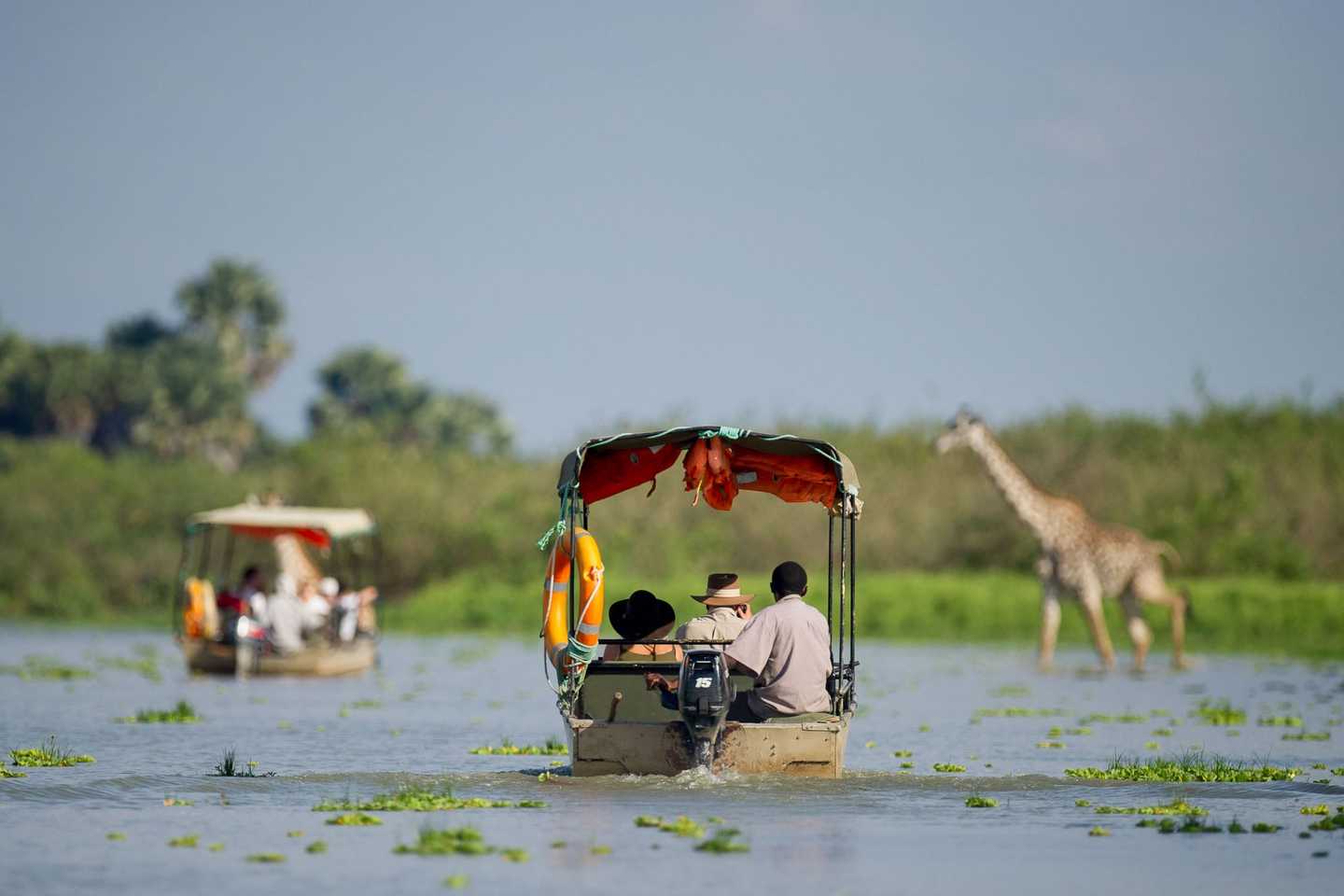 Tanzania Selous Lake Manze Boat Safari