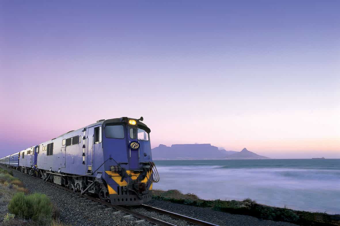 eco-conscious travel - the blue train